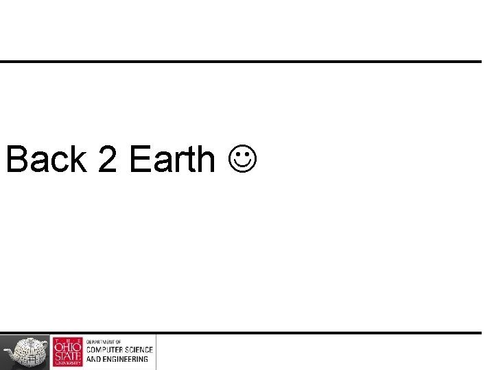 Back 2 Earth Back 2 Earth
