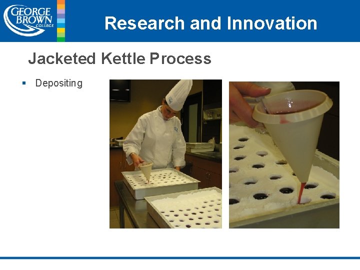Research and Innovation Jacketed Kettle Process § Depositing 