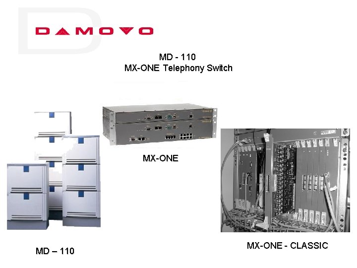 MD - 110 MX-ONE Telephony Switch MX-ONE MD – 110 MX-ONE - CLASSIC 