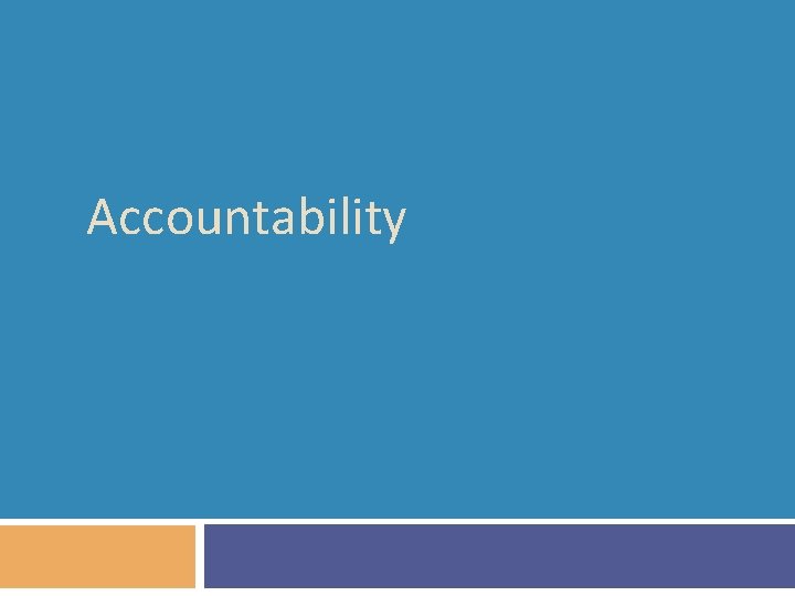 Accountability 