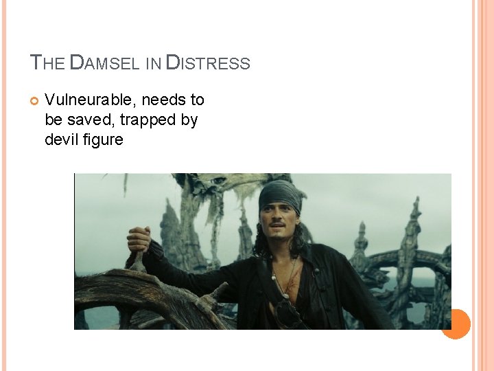THE DAMSEL IN DISTRESS Vulneurable, needs to be saved, trapped by devil figure THE DAMSEL IN DISTRESS Vulneurable, needs to be saved, trapped by devil figure