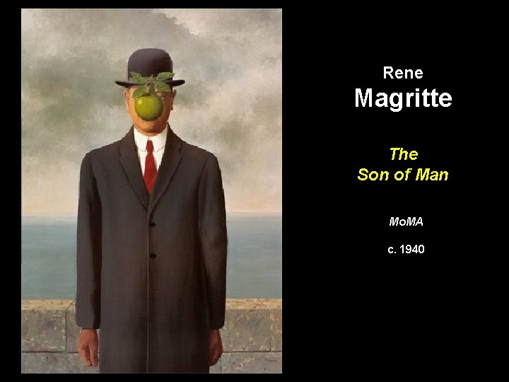 Rene Magritte The Son of Man Mo. MA c. 1940 