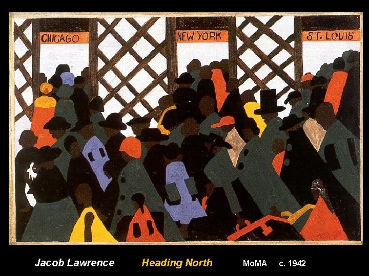 Jacob Lawrence Heading North Mo. MA c. 1942 
