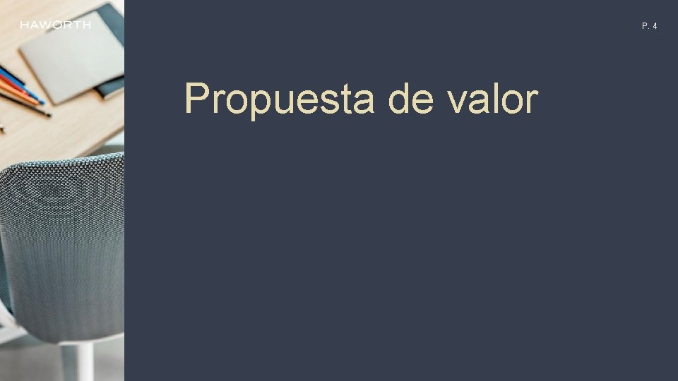 P. 4 Propuesta de valor 