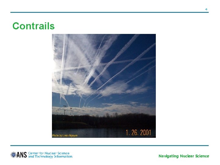 4 Contrails Navigating Nuclear Science 