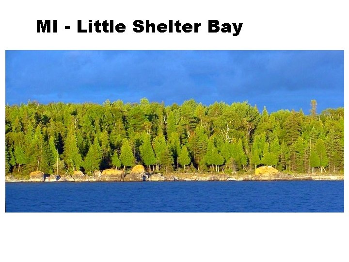 MI - Little Shelter Bay 