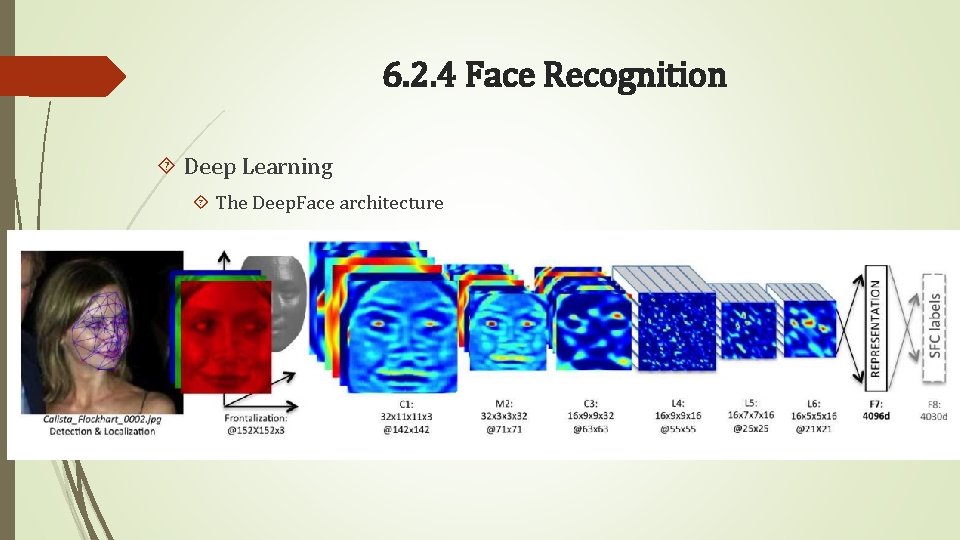 6. 2. 4 Face Recognition Deep Learning The Deep. Face architecture 