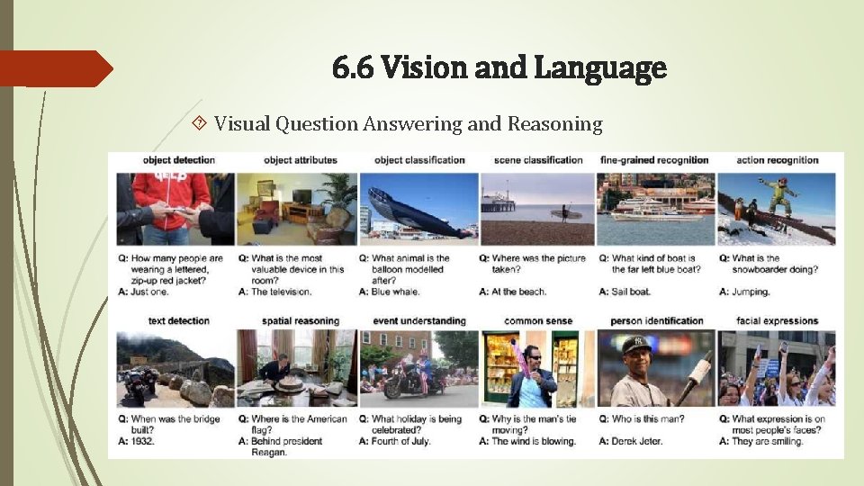 6. 6 Vision and Language Visual Question Answering and Reasoning 