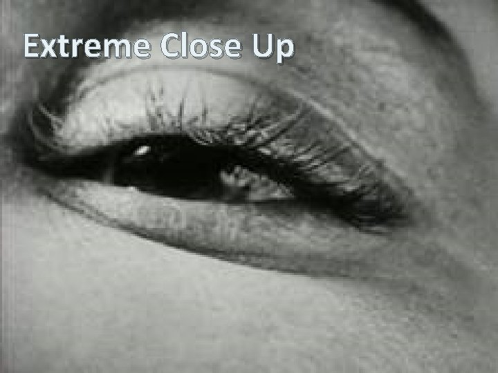 Extreme Close Up 