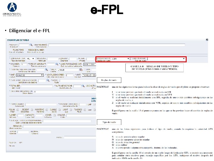 e-FPL • Diligenciar el e-FPL e-FPL • Diligenciar el e-FPL