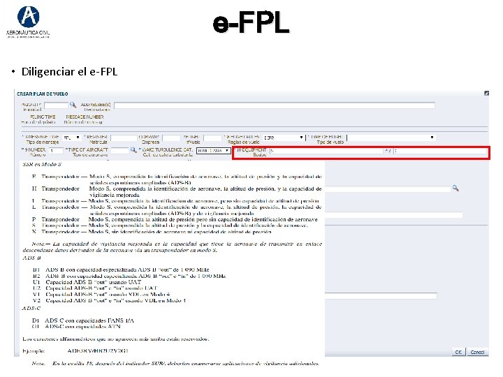 e-FPL • Diligenciar el e-FPL e-FPL • Diligenciar el e-FPL