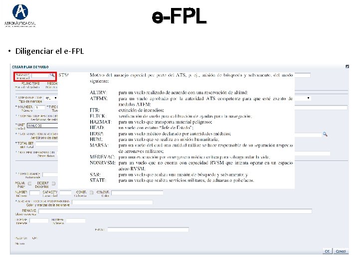e-FPL • Diligenciar el e-FPL e-FPL • Diligenciar el e-FPL