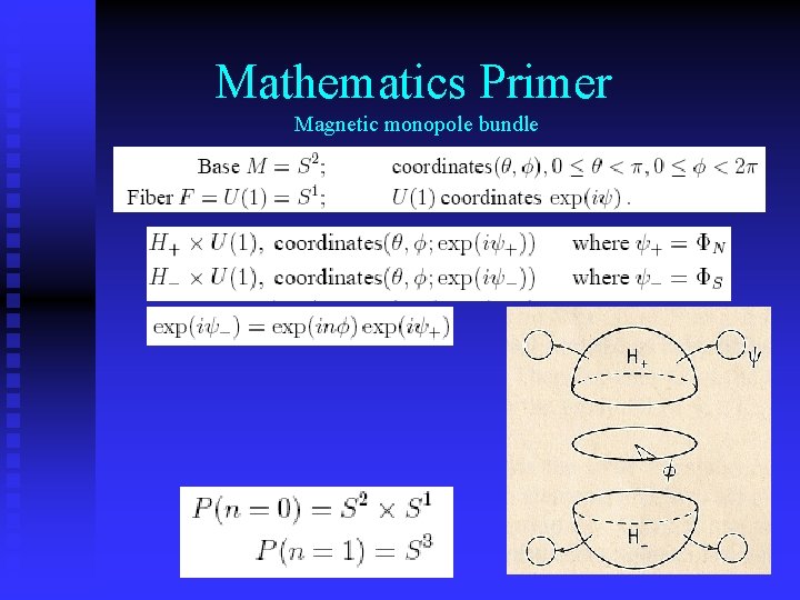 Mathematics Primer Magnetic monopole bundle 