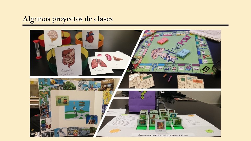 Algunos proyectos de clases 