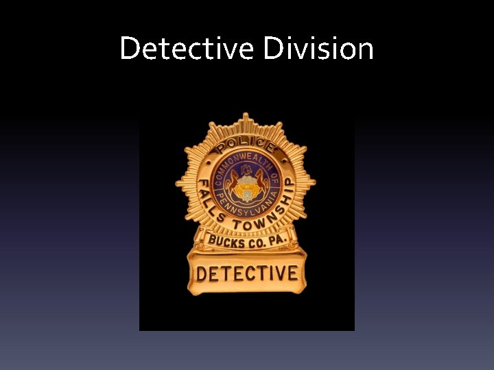 Detective Division 