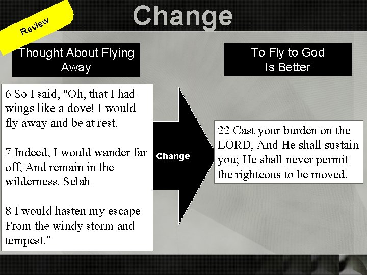 ew i v Re Change To Fly to God Is Better Thought About Flying