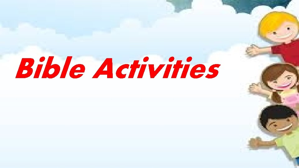 Bible Activities 