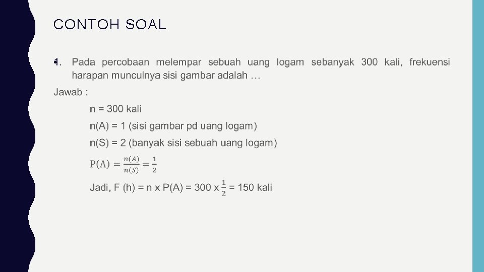 CONTOH SOAL • 