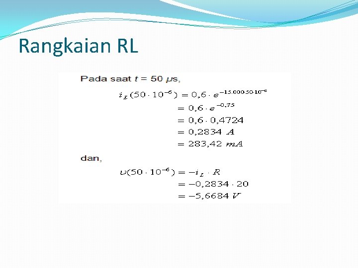 Rangkaian RL 