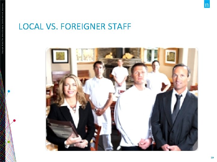 Copyright © 2013 The Nielsen Company. Confidential and proprietary. LOCAL VS. FOREIGNER STAFF General