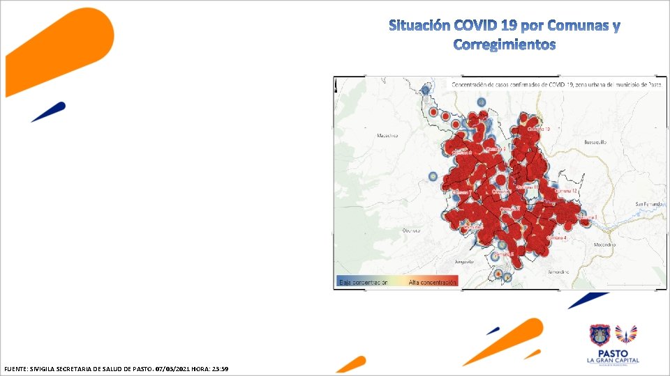 FUENTE: SIVIGILA SECRETARIA DE SALUD DE PASTO. 07/03/2021 HORA: 23: 59 