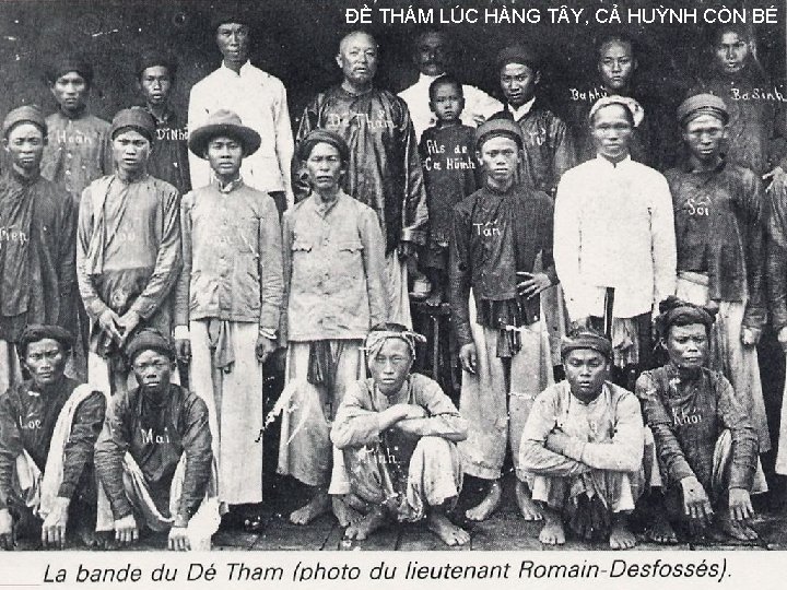 ĐỀ THÁM LÚC HÀNG T Y, CẢ HUỲNH CÒN BÉ 