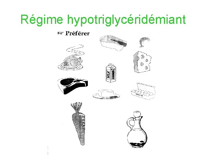 Régime hypotriglycéridémiant 