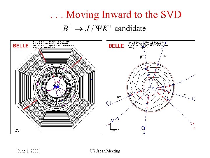 . . . Moving Inward to the SVD candidate June 1, 2000 US Japan