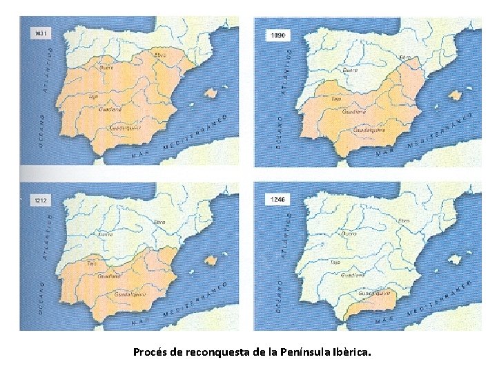 Procés de reconquesta de la Península Ibèrica. 