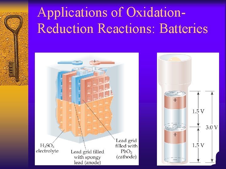 Applications of Oxidation. Reduction Reactions: Batteries 