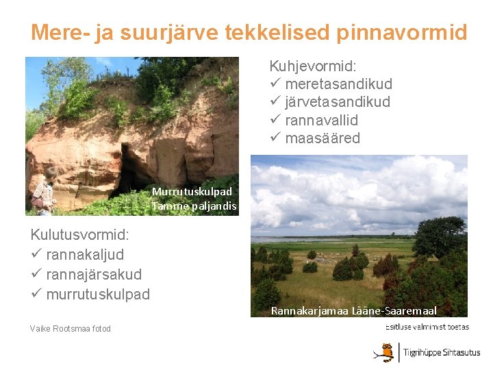Vaike Rootsmaa Euroopa ja Eesti pinnamood Koostaja Vaike Rootsmaa Avaldatud
