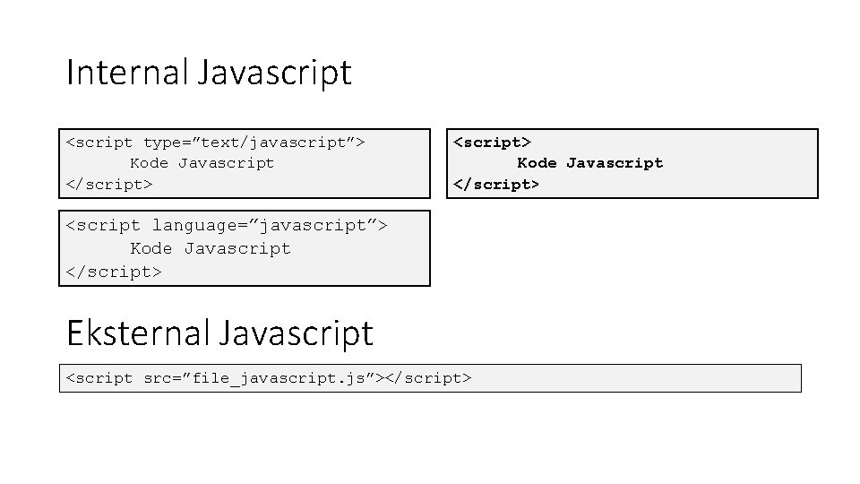 Komputer Aplikasi Teknologi Informasi II Dasar Pemrograman Javascript komputer-aplikasi-teknologi-informasi-ii-dasar-pemrograman-javascript
