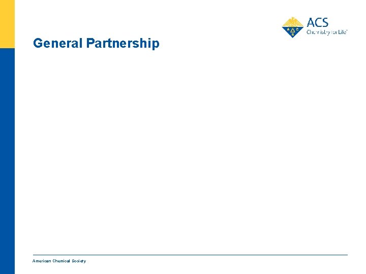 General Partnership American Chemical Society 