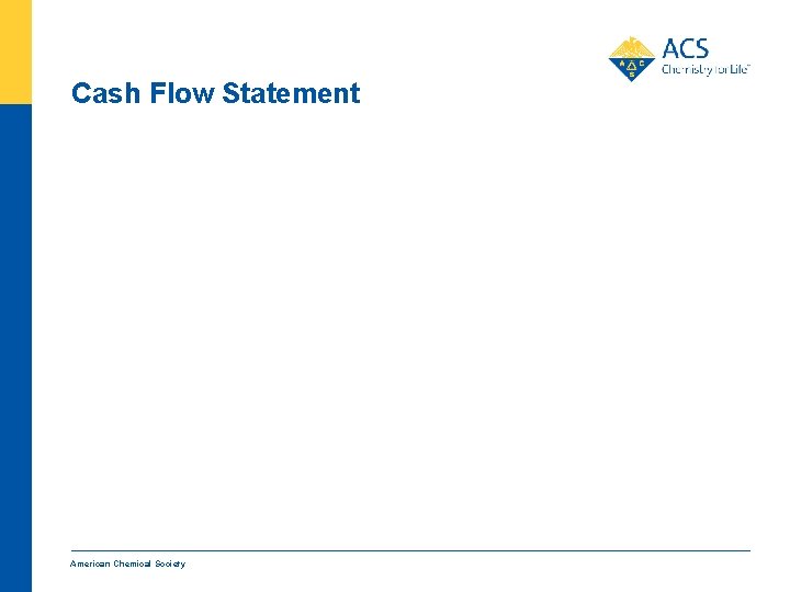 Cash Flow Statement American Chemical Society 