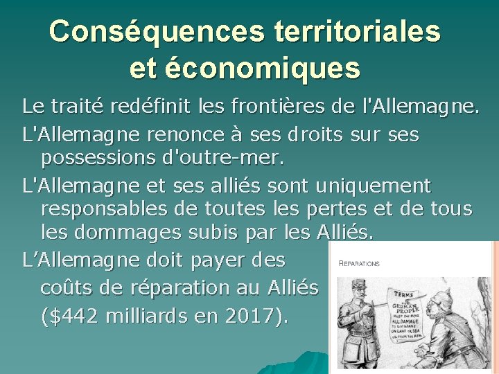 Le trait de Versailles Cest un trait de