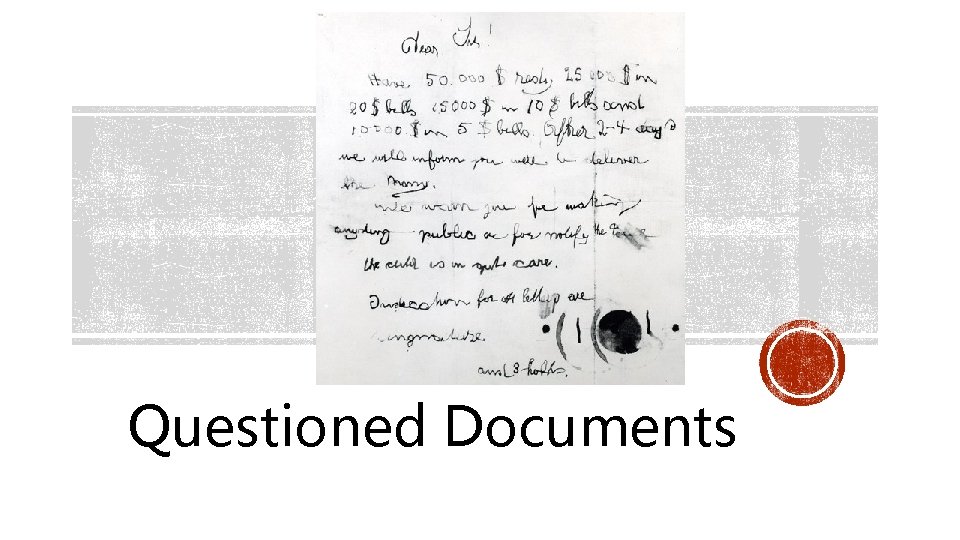 Questioned Documents 