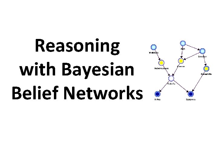 Reasoning with Bayesian Belief Networks 
