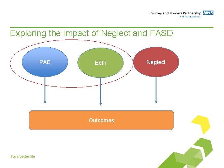 Exploring the impact of Neglect and FASD PAE Both Outcomes Neglect 