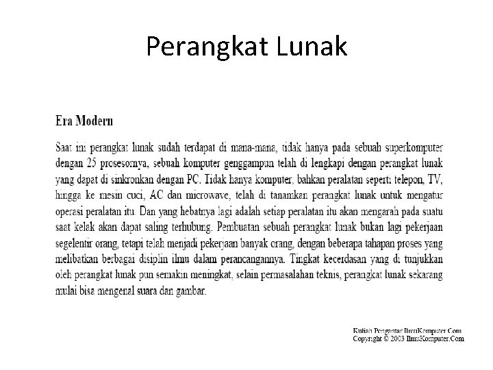 Perangkat Lunak 