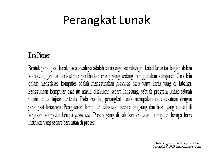 Perangkat Lunak 