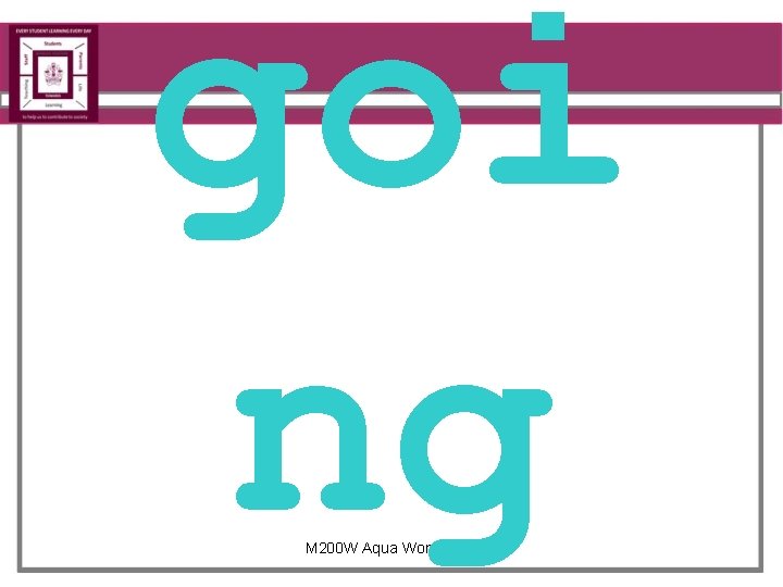 goi ng M 200 W Aqua Words (L 3) 