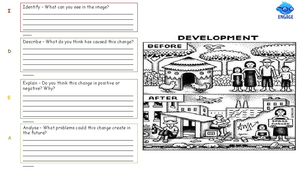 I D E A Identify – What can you see in the image? ___________________________________________________