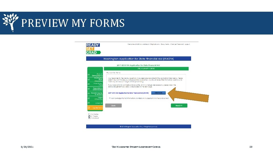 PREVIEW MY FORMS 5/24/2021 THE WASHINGTON STUDENT ACHIEVEMENT COUNCIL 23 