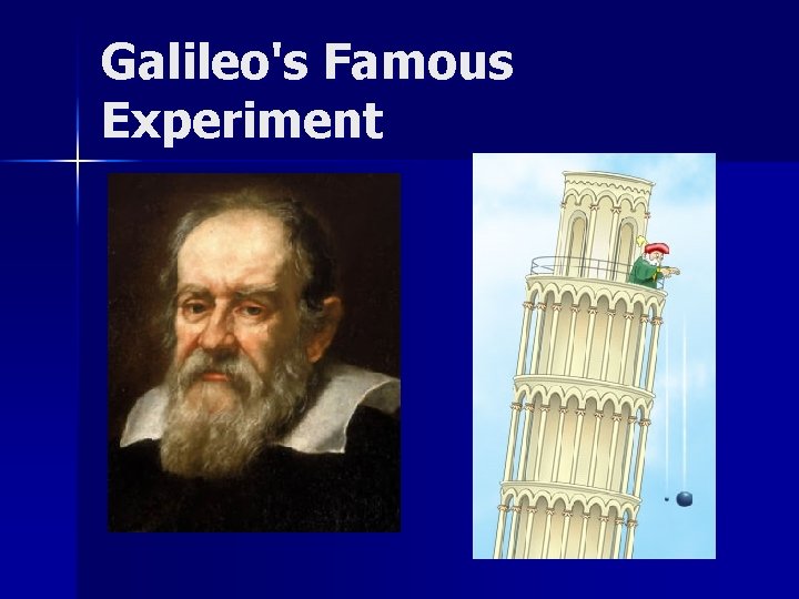 Galileo's Famous Experiment 