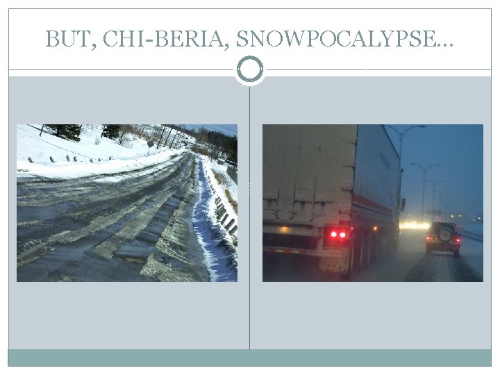 BUT, CHI-BERIA, SNOWPOCALYPSE… 