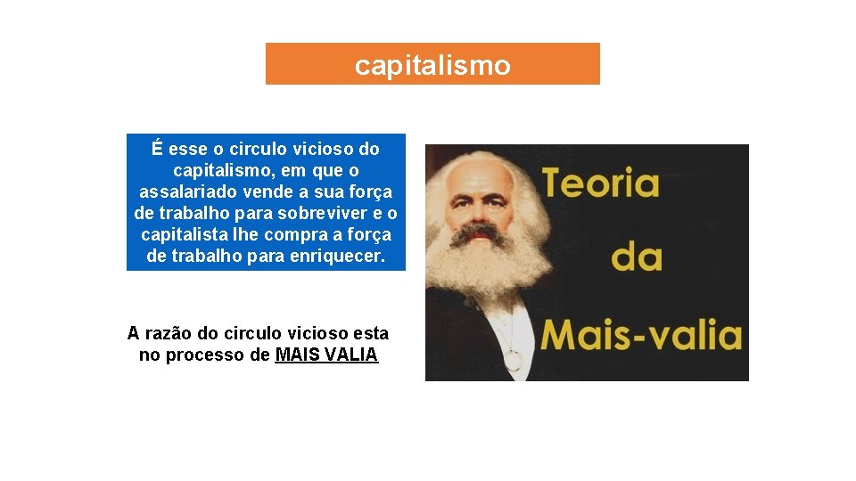 capitalismo É esse o circulo vicioso do capitalismo, em que o assalariado vende a