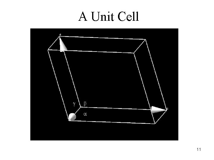 A Unit Cell 11 