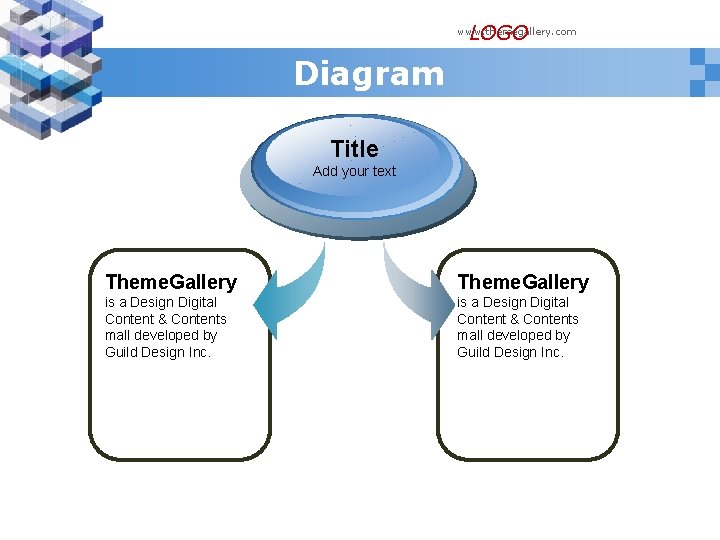 LOGO www. themegallery. com Diagram Title Add your text Theme. Gallery is a Design