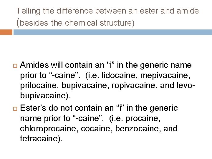 Telling the difference between an ester and amide (besides the chemical structure) Amides will