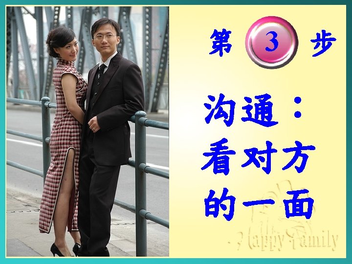 Seven Steps for Resolving Conflicts 第 3 步 沟通： 看对方 的一面 